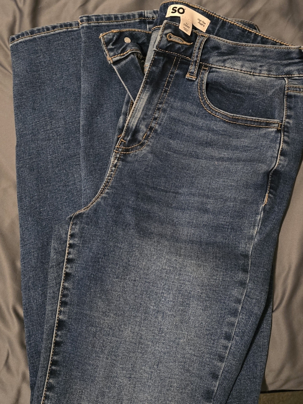 Sonoma (Kohls) Medium Blue High Rise Jeggings/Jeans
